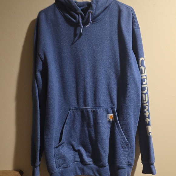 Carhartt Men's Classic Blue Hoodie - Picture 1 of 1